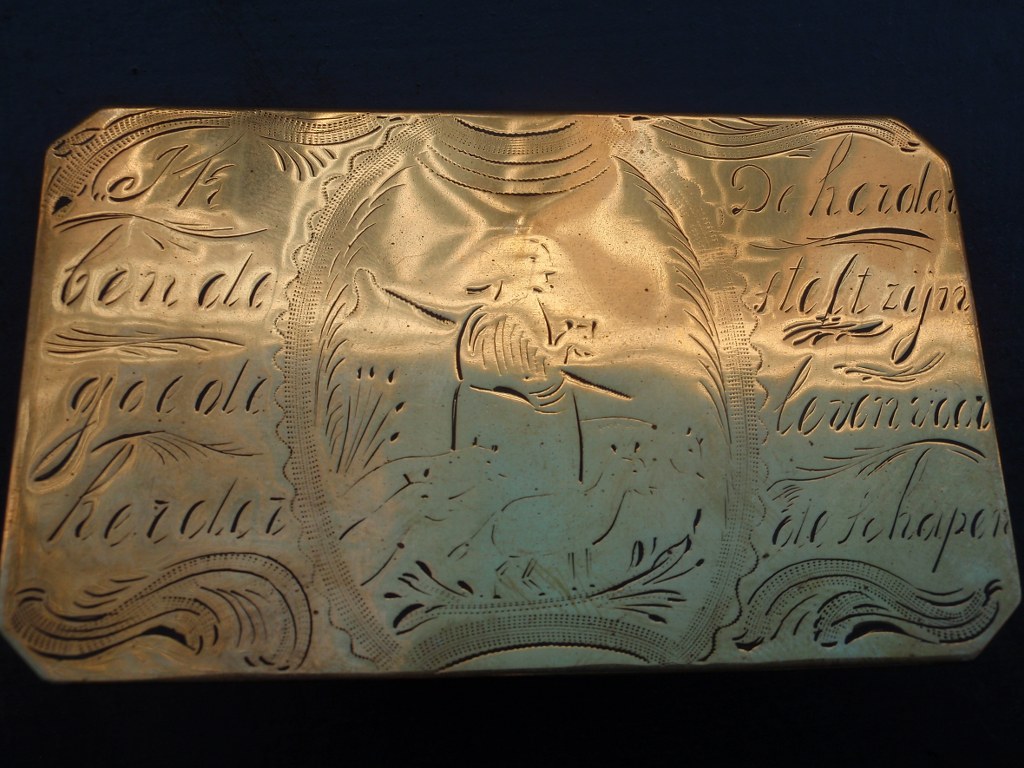 Three Frisian hand engraved copper plates by Boeijenga Sneek