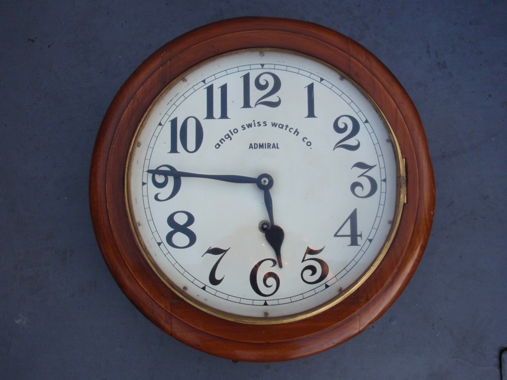 Station clock Admiral by Anglo Swiss Watch Company