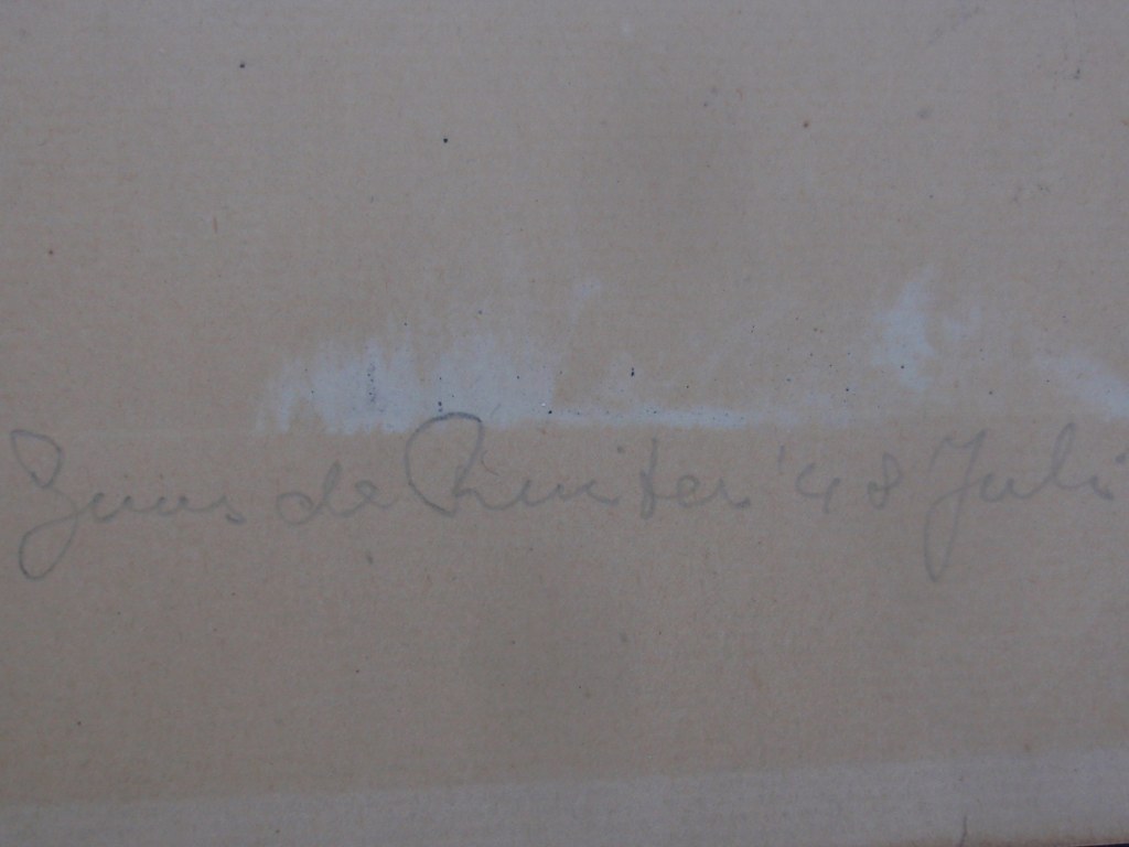 Linodruk van Guus de Ruiter 1948
