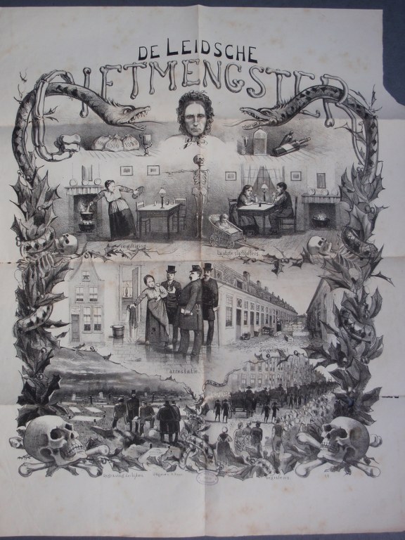 Poster about Dutch female mass murderes Goeie Mie 1885