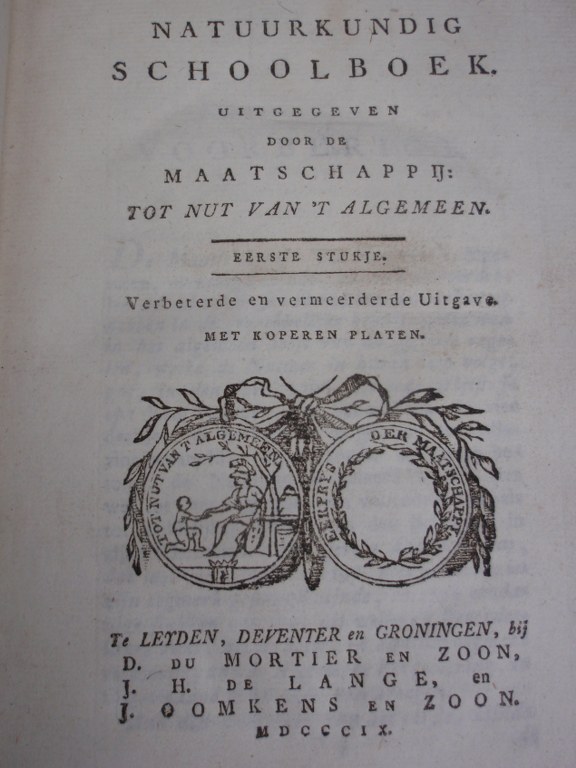 Natuurkundig schoolboek door Johannes Buijs 1809 1812