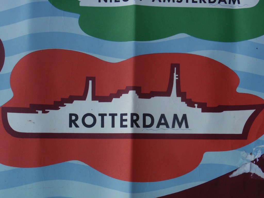 Poster SS Rotterdam 1959