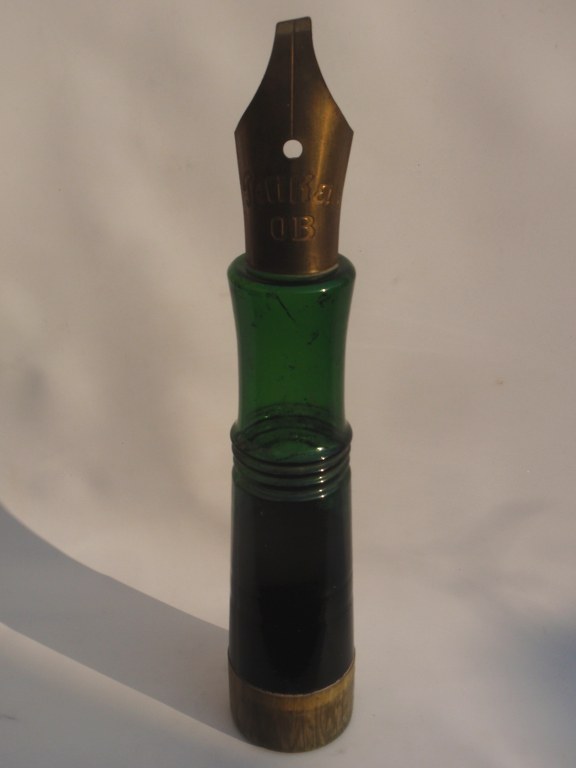 Unique giant fountain pen bottle by Pelikan 1930