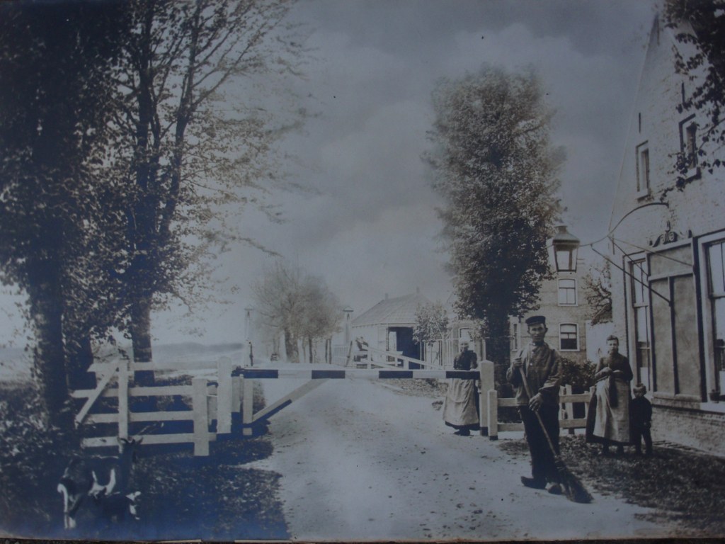 Early photo of Frisian toll house