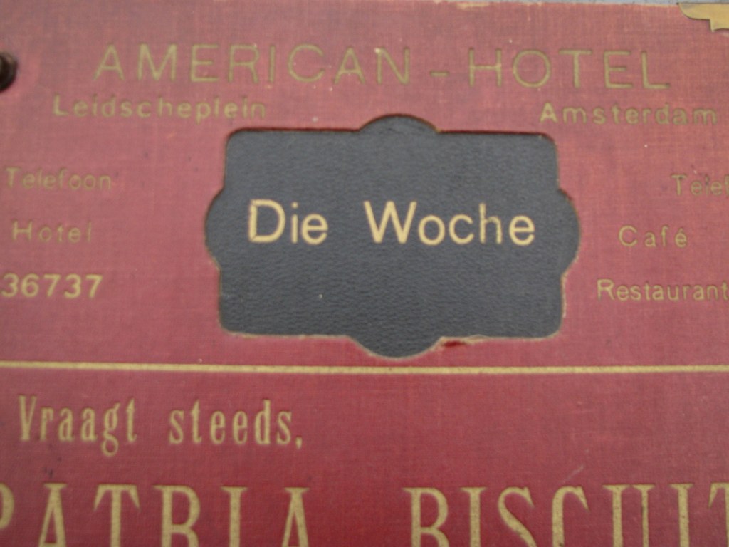 Magazine cover from the American-Hotel