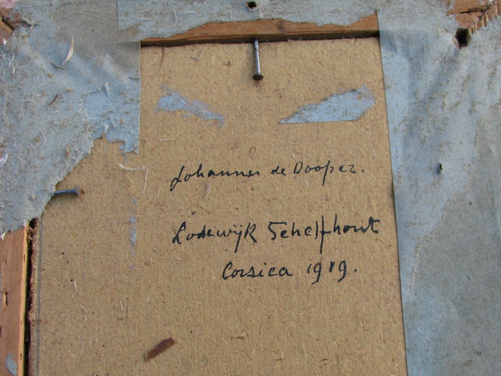 Portret Johannes de Dooper door Lodewijk Schelfhout 1919-2