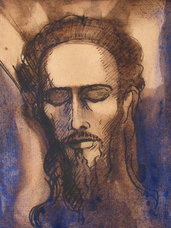 Portrait John the Baptist by Lodewijk Schelfhout 1919