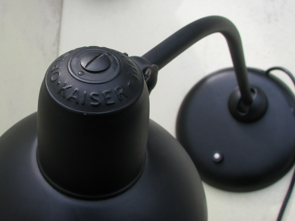 Black Kaiser-idell 6556-T desk lamp by Christian Dell-2