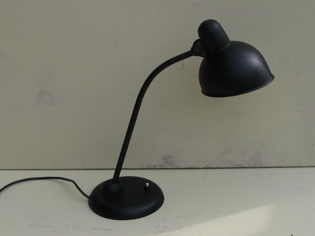 Black Kaiser-idell 6556-T desk lamp by Christian Dell-6