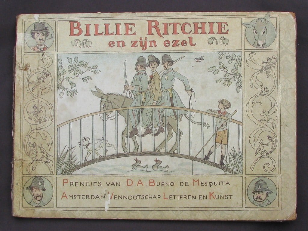 Picture-book BILLIE RITCHIE EN ZIJN EZEL by David Bueno de Mesquita 1918-1
