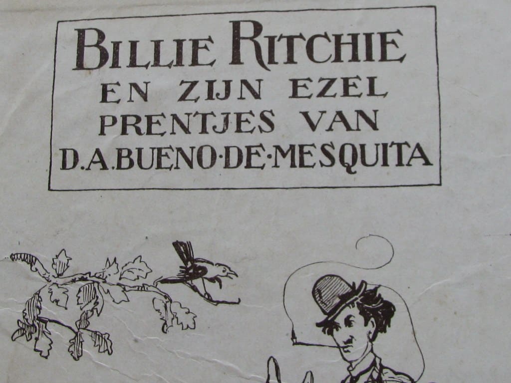 Picture-book BILLIE RITCHIE EN ZIJN EZEL by David Bueno de Mesquita 1918-5