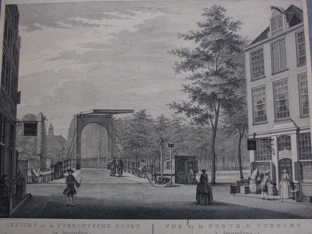 Gezicht na de Utrechtsche Poort te Amsterdam Fouquet 1764
