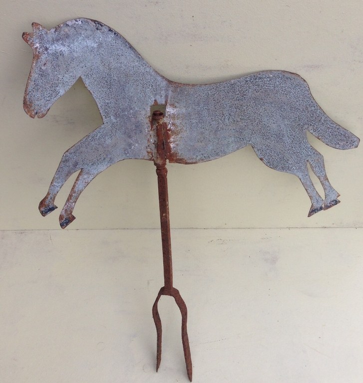 Old Dutch weather vane in the shape of a horse